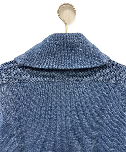 RALPH LAUREN（ラルフローレン）RALPH LAUREN (ラルフローレン) ニットカーディガン ブルー サイズ:ＸＳの古着・服飾アイテム