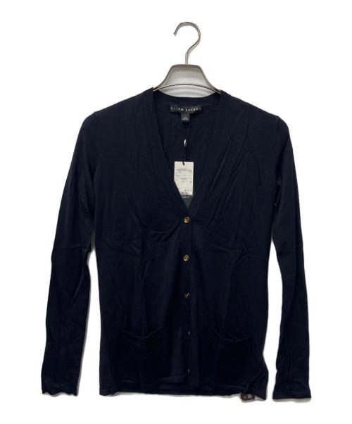 RALPH LAUREN（ラルフローレン）RALPH LAUREN (ラルフローレン) ニットカーディガン ブラック サイズ:ＸＳの古着・服飾アイテム