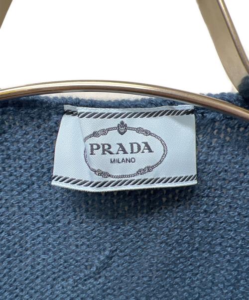 PRADA（プラダ）PRADA (プラダ) カシミヤニット ブルー サイズ:３６の古着・服飾アイテム