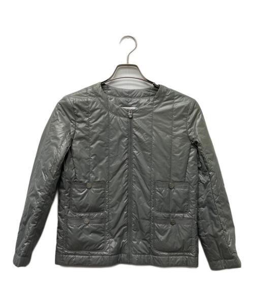 CHANEL（シャネル）CHANEL (シャネル) 中綿ジャケット グレー サイズ:３４の古着・服飾アイテム