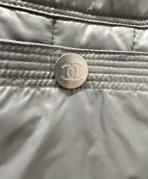 CHANEL（シャネル）CHANEL (シャネル) 中綿ジャケット グレー サイズ:３４の古着・服飾アイテム