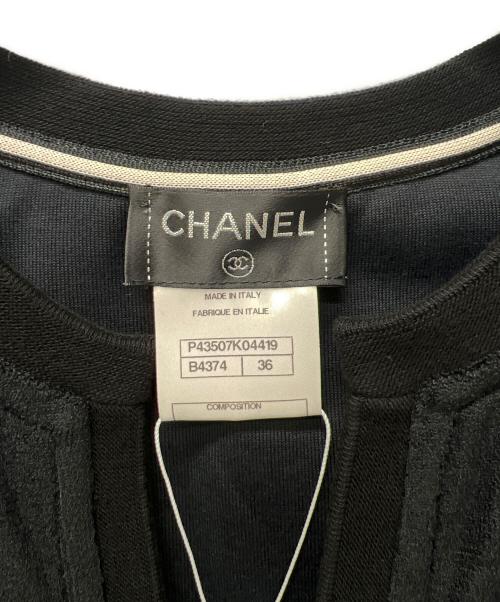 CHANEL（シャネル）CHANEL (シャネル) ノースリーブワンピース ブラック サイズ:３６の古着・服飾アイテム