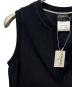 中古・古着 CHANEL (シャネル) ノースリーブワンピース ブラック サイズ:３６：79000円