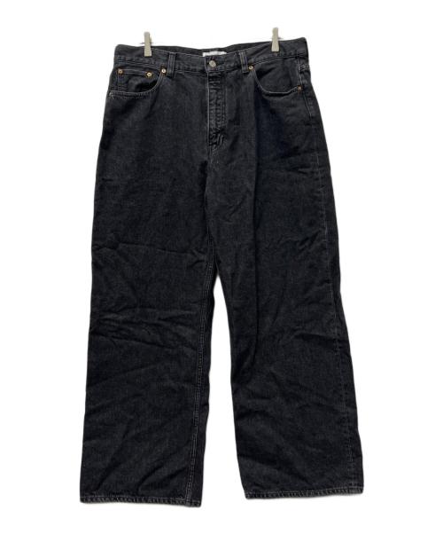 COOTIE PRODUCTIONS（クーティープロダクツ）COOTIE PRODUCTIONS (クーティープロダクツ) 12.5oz Denim 5 Pocket Square Leg Pants グレー サイズ:ＸＬの古着・服飾アイテム