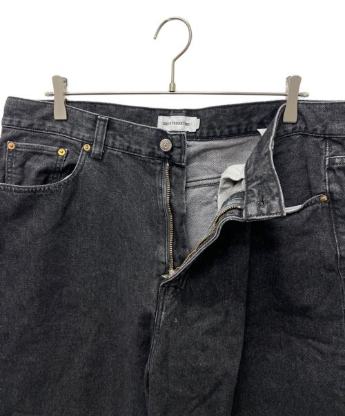 COOTIE PRODUCTIONS（クーティープロダクツ）COOTIE PRODUCTIONS (クーティープロダクツ) 12.5oz Denim 5 Pocket Square Leg Pants グレー サイズ:ＸＬの古着・服飾アイテム