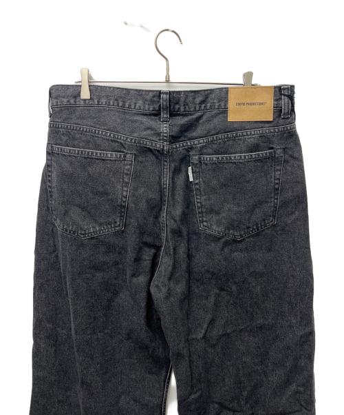 COOTIE PRODUCTIONS（クーティープロダクツ）COOTIE PRODUCTIONS (クーティープロダクツ) 12.5oz Denim 5 Pocket Square Leg Pants グレー サイズ:ＸＬの古着・服飾アイテム