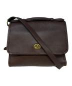 COACHコーチ）の古着「ショルダーバッグ　COACH（コーチ）　09870　」｜ブラウン