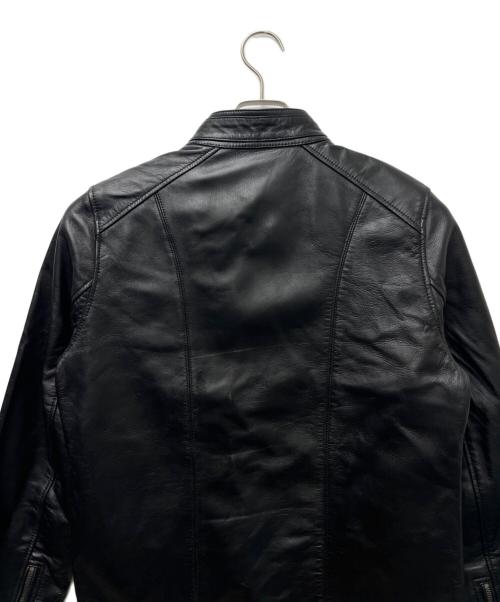 Liugoo Leathers（リューグーレザーズ）Liugoo Leathers (リューグーレザーズ) シングルライダースジャケット ブラック サイズ:Ｌの古着・服飾アイテム