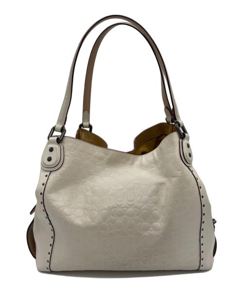 COACH（コーチ）COACH (コーチ) 2WAYバッグ アイボリーの古着・服飾アイテム