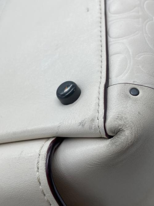 COACH（コーチ）COACH (コーチ) 2WAYバッグ アイボリーの古着・服飾アイテム