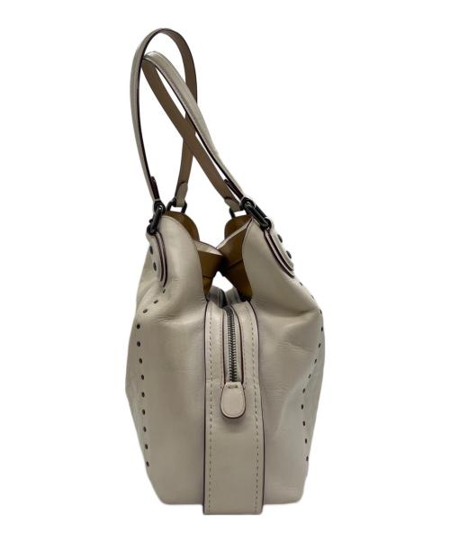COACH（コーチ）COACH (コーチ) 2WAYバッグ アイボリーの古着・服飾アイテム