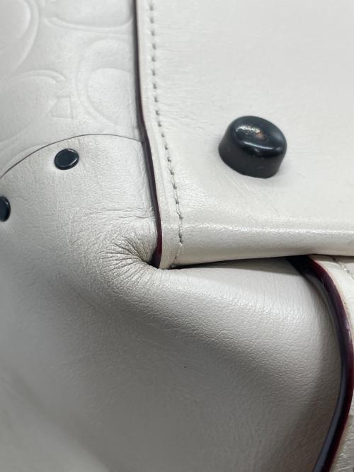 COACH（コーチ）COACH (コーチ) 2WAYバッグ アイボリーの古着・服飾アイテム