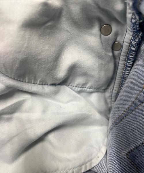 YANUK（ヤヌーク）YANUK (ヤヌーク) カーブテーパード LAURA ブルー サイズ:２５の古着・服飾アイテム