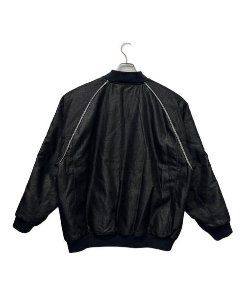 adidas（アディダス）adidas (アディダス) デニムジャケット グレー サイズ:2XLの古着・服飾アイテム
