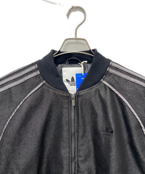 adidas（アディダス）adidas (アディダス) デニムジャケット グレー サイズ:2XLの古着・服飾アイテム