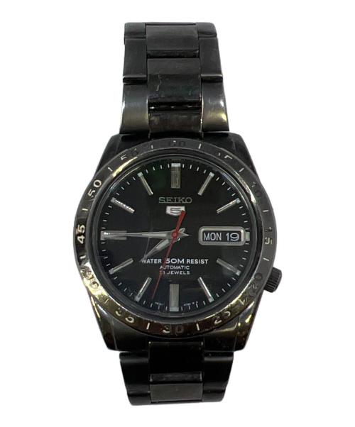 SEIKO（セイコー）SEIKO (セイコー) SEIKO 5 ブラックの古着・服飾アイテム
