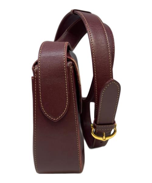 Cartier（カルティエ）Cartier (カルティエ) ショルダーバッグ　Cartier（カルティエ）　マストライン ブラウンの古着・服飾アイテム