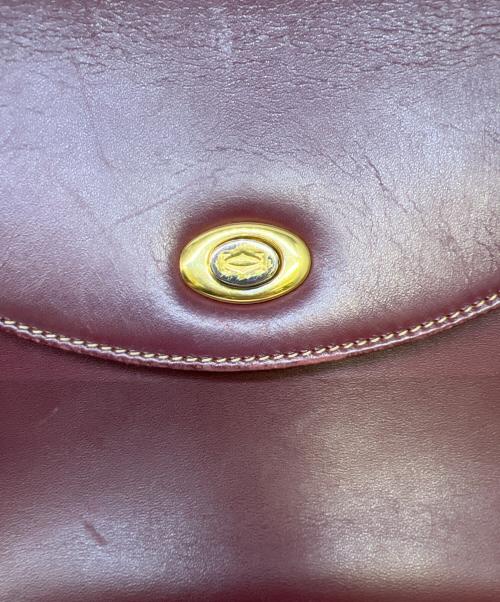 Cartier（カルティエ）Cartier (カルティエ) ショルダーバッグ　Cartier（カルティエ）　マストライン ブラウンの古着・服飾アイテム