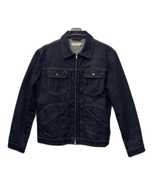 YCHAI（イカイ）YCHAI (イカイ) ワンウォッシュダブルジップトラッカージャケット インディゴ サイズ:５０の古着・服飾アイテム