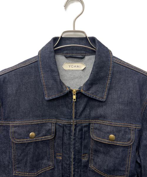 YCHAI（イカイ）YCHAI (イカイ) ワンウォッシュダブルジップトラッカージャケット インディゴ サイズ:５０の古着・服飾アイテム