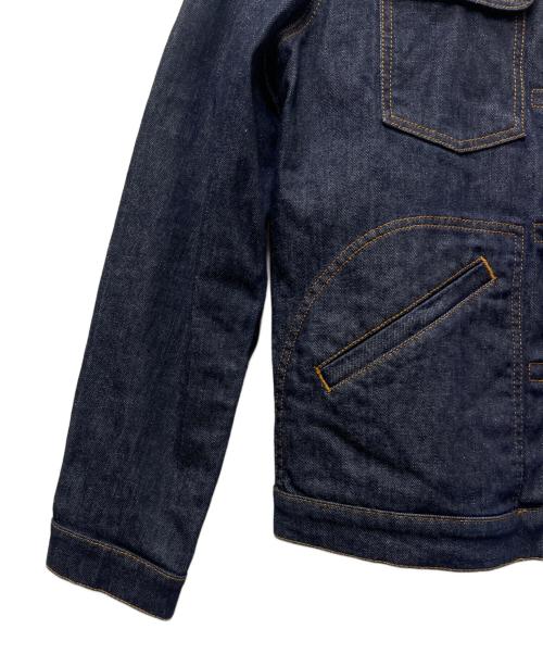 YCHAI（イカイ）YCHAI (イカイ) ワンウォッシュダブルジップトラッカージャケット インディゴ サイズ:５０の古着・服飾アイテム