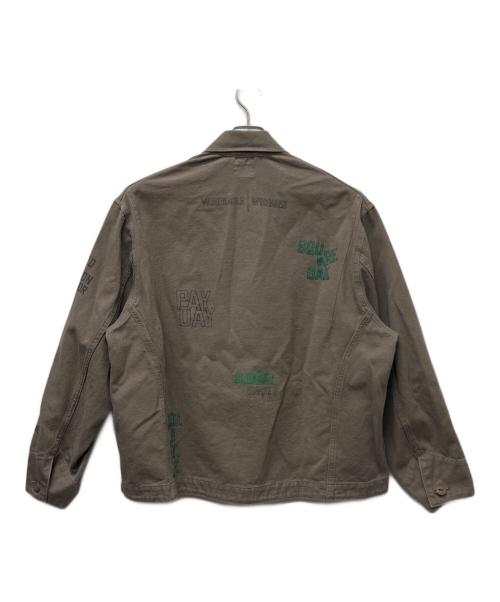 PAY DAY（ペイデイ）PAY DAY (ペイデイ) JOURNAL STANDARD (ジャーナルスタンダード) 別注 MEMORIAL GRAPHIC JACKET ブラウン サイズ:Mの古着・服飾アイテム