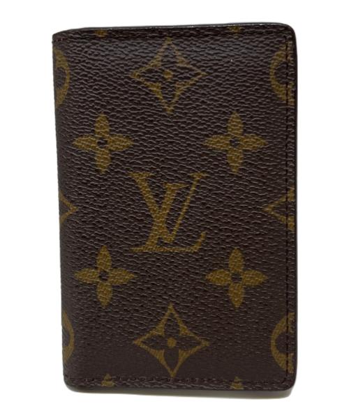LOUIS VUITTON（ルイ ヴィトン）LOUIS VUITTON (ルイ ヴィトン) 名刺入れ　LOUIS VUITTON（ルイ ヴィトン）　M61732 ブラウンの古着・服飾アイテム
