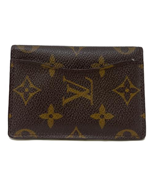 LOUIS VUITTON（ルイ ヴィトン）LOUIS VUITTON (ルイ ヴィトン) 名刺入れ　LOUIS VUITTON（ルイ ヴィトン）　M61732 ブラウンの古着・服飾アイテム
