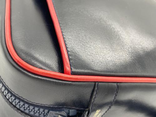 OLD CELINE（セリーヌ）OLD CELINE (セリーヌ) ショルダーバッグ ネイビー×レッドの古着・服飾アイテム