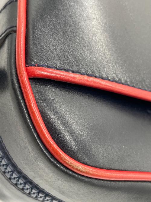 OLD CELINE（セリーヌ）OLD CELINE (セリーヌ) ショルダーバッグ ネイビー×レッドの古着・服飾アイテム