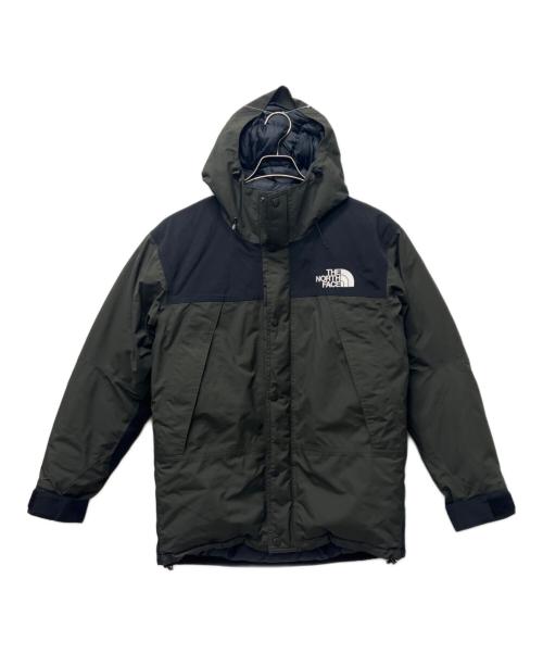 THE NORTH FACE（ザ ノース フェイス）THE NORTH FACE (ザ ノース フェイス) Mountain Down Jacket カーキ×ブラック サイズ:Mの古着・服飾アイテム