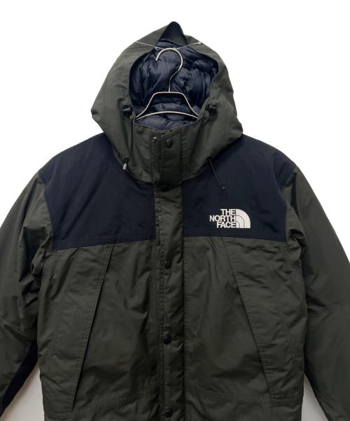 THE NORTH FACE（ザ ノース フェイス）THE NORTH FACE (ザ ノース フェイス) Mountain Down Jacket カーキ×ブラック サイズ:Mの古着・服飾アイテム