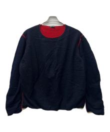 ISSEY MIYAKE（イッセイミヤケ）の古着「モヘヤ混ニット」｜ネイビー