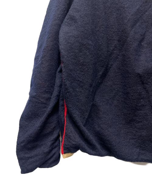 ISSEY MIYAKE（イッセイミヤケ）ISSEY MIYAKE (イッセイミヤケ) モヘヤ混ニット ネイビー サイズ:４の古着・服飾アイテム