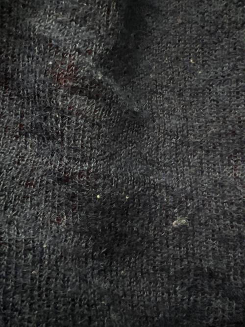 ISSEY MIYAKE（イッセイミヤケ）ISSEY MIYAKE (イッセイミヤケ) モヘヤ混ニット ネイビー サイズ:４の古着・服飾アイテム