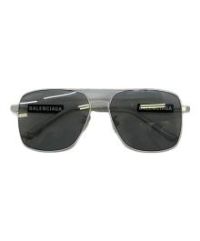 BALENCIAGA（バレンシアガ）の古着「ティアドロップ サングラス」｜グレー×ブラック