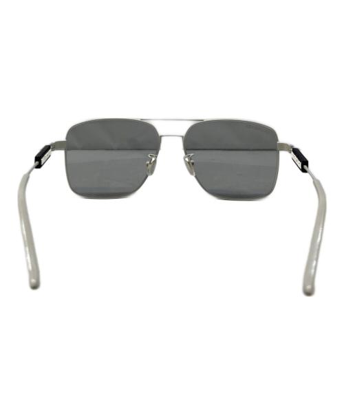 BALENCIAGA（バレンシアガ）BALENCIAGA (バレンシアガ) ティアドロップ サングラス グレー×ブラック サイズ:59□15-145の古着・服飾アイテム