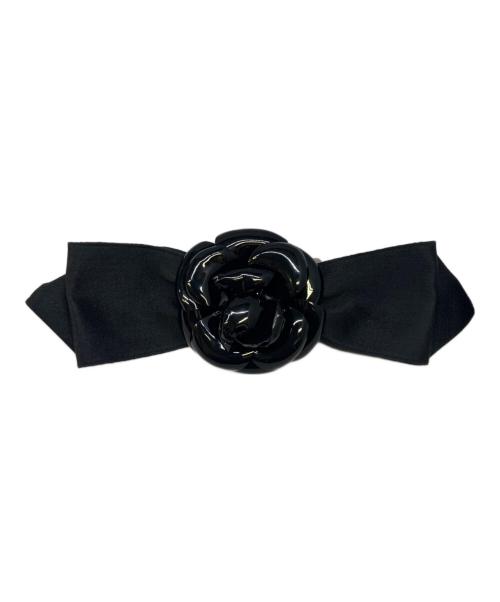 CHANEL（シャネル）CHANEL (シャネル) カメリアモチーフ パテント バレッタの古着・服飾アイテム