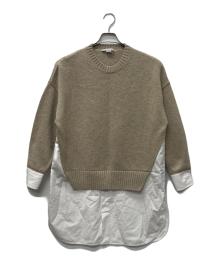 STELLA McCARTNEY（ステラマッカートニー）の古着「ニットドッキングワンピース」｜ベージュ
