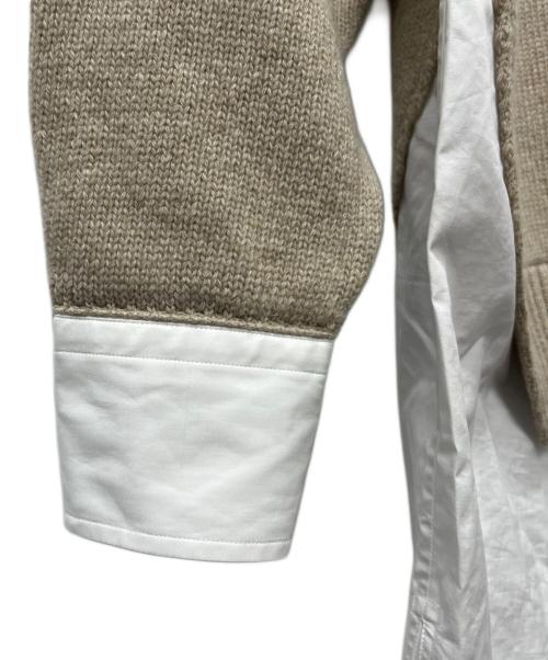 STELLA McCARTNEY（ステラマッカートニー）STELLA McCARTNEY (ステラマッカートニー) ニットドッキングワンピース ベージュ サイズ:XXSの古着・服飾アイテム