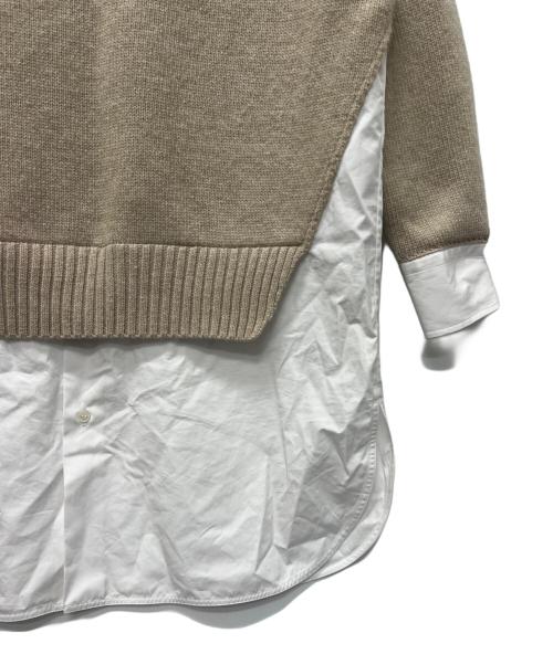 STELLA McCARTNEY（ステラマッカートニー）STELLA McCARTNEY (ステラマッカートニー) ニットドッキングワンピース ベージュ サイズ:XXSの古着・服飾アイテム