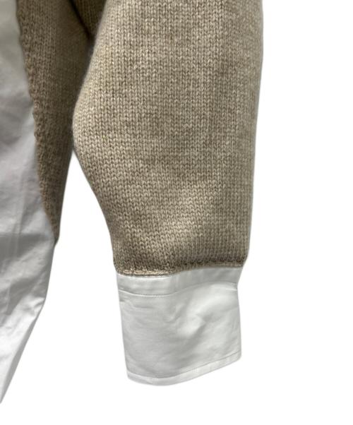 STELLA McCARTNEY（ステラマッカートニー）STELLA McCARTNEY (ステラマッカートニー) ニットドッキングワンピース ベージュ サイズ:XXSの古着・服飾アイテム