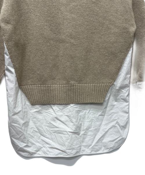 STELLA McCARTNEY（ステラマッカートニー）STELLA McCARTNEY (ステラマッカートニー) ニットドッキングワンピース ベージュ サイズ:XXSの古着・服飾アイテム