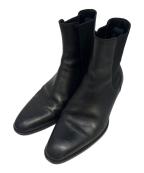 Saint Laurent Parisサンローランパリ）の古着「チェルシーブーツ　Saint Laurent Paris（サンローランパリ）　443213」｜ブラック
