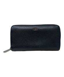 Christian Dior（クリスチャン ディオール）の古着「ロングジップウォレット　Christian Dior（クリスチャンディオール）　CD Icon」｜ブラック