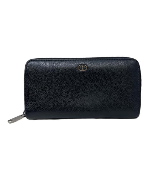Christian Dior（クリスチャン ディオール）Christian Dior (クリスチャン ディオール) ロングジップウォレット　Christian Dior（クリスチャンディオール）　CD Icon ブラックの古着・服飾アイテム