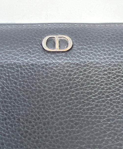 Christian Dior（クリスチャン ディオール）Christian Dior (クリスチャン ディオール) ロングジップウォレット　Christian Dior（クリスチャンディオール）　CD Icon ブラックの古着・服飾アイテム