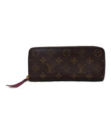 LOUIS VUITTON（ルイ ヴィトン）の古着「長財布　LOUIS VUITTON（ルイ ヴィトン）　ポルトフォイユ・クレマンス　M61298」｜ブラウン