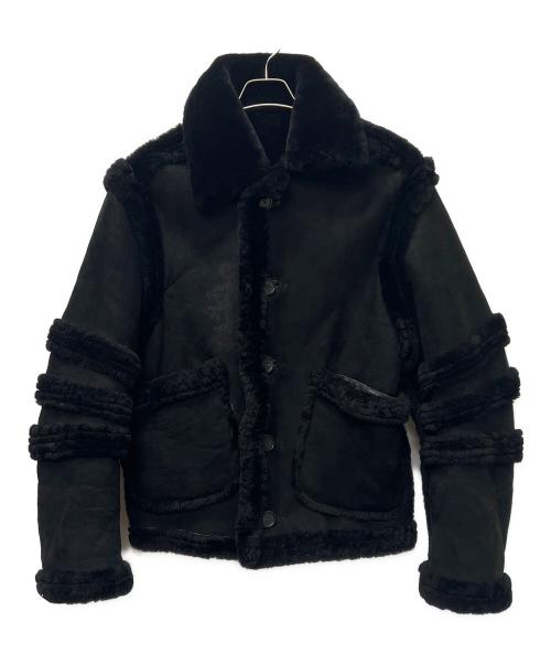 GRIFFIN（グリフィン）GRIFFIN (グリフィン) ラムムートンジャケット ブラック サイズ:Mの古着・服飾アイテム