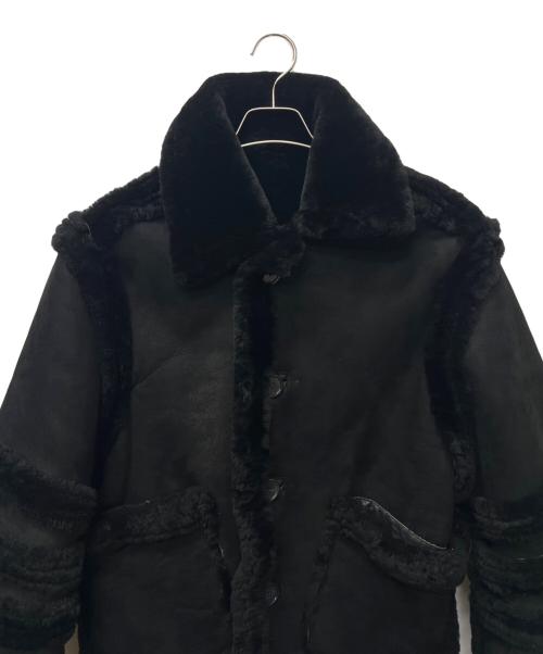 GRIFFIN（グリフィン）GRIFFIN (グリフィン) ラムムートンジャケット ブラック サイズ:Mの古着・服飾アイテム